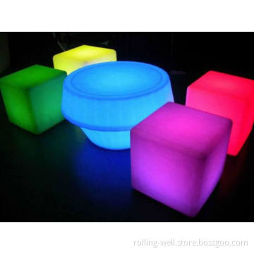 Round LED Lighting Bar Table/ Bar Pool Table for Nightclub, Disco
